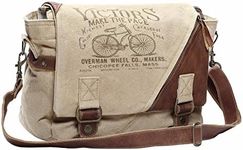Myra Bag Victors Upcycled Canvas Messenger Bag S-1132