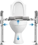 Agrish Raised Toilet Seat with Hand