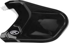 Rawlings | MACH Adjust Face Guard | Adjustable Extension Piece | Black | Right-Handed Batter