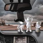 NYRWANA Toys for Kids, Kids Toys, Car Dashboard Accessories, Toys for Boys, Miniature Toys, Birthday Gift, Astronaut Statue Spaceman - 3 Pieces