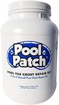 Pool Patch White Pool Tile Grout Repair Kit, 10-Pound, White