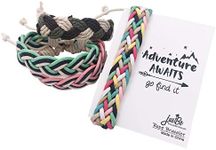 12 Pack Handmade Braided Woven Friendship Bracelet Camping Party Favor Gifts for Girls Boys Teens Individual Package