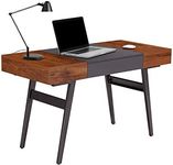 Techni Mobili Expandable Modern Storage Writing Desk, Mahogany