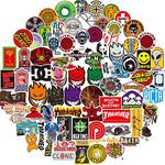 Brand Laptop Stickers 100 Pcs Pack Cool Vinyl Waterproof Sticker Skateboard Pad MacBook Car Snowboard Bicycle Luggage Decal