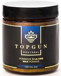 Pomade for Men - 4 oz High Hold, Medium Shine, Water based & Easy to Wash - Topgun Men Care