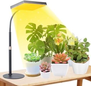 FECiDA Grow Lights for Indoor Plants, Desk Grow Light LED 2000 Lumen, UV-IR Sunlike Full Spectrum Growing Lamp with On/Off Switch and Daisy Chain Function