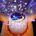LUCKKID Night Lights for Kids Multifunctional Night Light Star Projector Lamp for Decorating Birthdays, Christmas, and Other Parties, Best Gift for a Baby’s Bedroom, 5 Sets of Film