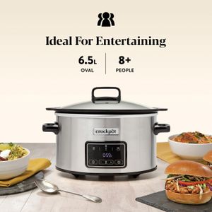 Crock-Pot 6.5L Digital Slow Cooker – Programmable Large Capacity