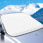 BLAZOR Car Windshield Cover, Windscreen Covers Frost Ice Snow Protector for Winter, Car Screen Frost Covers for SUVs