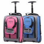 Aerolite MiniMAX 20L Ryanair 40x20x25 Maximum Size Cabin Hand Luggage Under Seat Trolley Backpack Carry On Cabin Hand Luggage Bag with 2 Year Warranty Set of 2