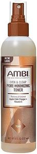 Ambi Even & Clear Intense Clarifying Toner | Astringent Protects and Beautifies Acne-Prone Skin | Cucumber Extract | Green Tea Extract | 8 Ounce