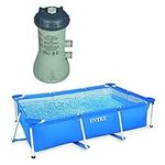 Intex 8.5' x 5.3' x 26" Frame Above Ground Swimming Pool & 1000 GPH Pool Pump