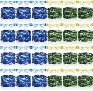 Xtinmee 48 Pcs Party Supplies Favors Includes Gun Party Safety Glasses with Face Mask Safety Glasses Compatible with Nerf Gun Accessories for Boys Girls Birthday Party Favors Supplies