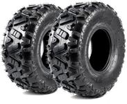 19x7-8 ATV UTV Off-Road Tires 2 Pack All-Terrain 4 PR Tubeless for Off Road Go Kart Cart