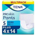 Tena Pants Plus Classic - Small - 4 Packs of 14 Incontinence Pants