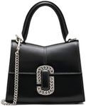 Marc Jacobs The St. Marc Mini Top Handle, Black/Silver, One Size