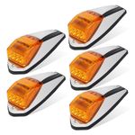 Partsam 31LED Amber Cab Marker Light Waterproof Top Roof Running Cab Lights Compatible with Peterbilt/Kenworth/Freightliner//Western Star/Mack/International/Paccar Trailer Trucks