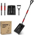 Yardwe Snow Shovel, Detachable Snow Shovel with Comfortable Grip Handle, Collapsible Snow Removal Tool for Car, Travel, Outdoor Camping, Garden, etc (42inch/107cm)