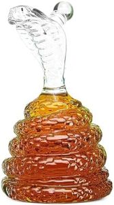 Snake Whiskey & Wine Decanter King Cobra Snakes Liquor Decanters - Snake Bottle 500ml - The Wine Savant Snake glass decanter, Coiled Snake Holder Ornament Home Decoration - Hold Any Liquod