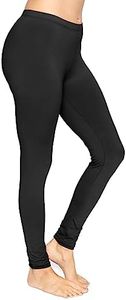 Women's Cotton Full Length Leggings Black 5X