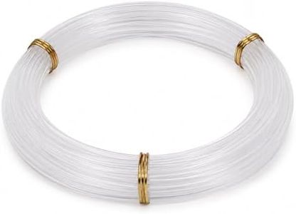 AirFly 100lb Hard Type Nylon Monofilament Leader Material – 0.050” Rigid Mono Shock Tippet for Big Game Fly Fishing, Offshore Trolling, Dropper Rigs & Crab Snares, 25-Foot