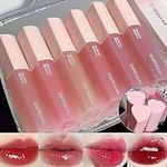 6Pcs Heart Pink Lip Gloss Set, Vivi