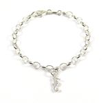 The Strandline Sterling Silver Seahorse Bracelet