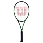 Wilson Blade Team V8 Pre-Strung Performance Racket - Grip Size 2-4 1/4", Metallic Green