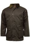 Game Technical Apparel New British Quilted Padded Country Wax Cotton Rain Jacket (3XL, Brown)