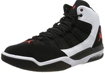 NIKE Men's Jordan Max Aura Basketball Shoes, Multicolour White Infrared 23 Black 101, 9.5 UK