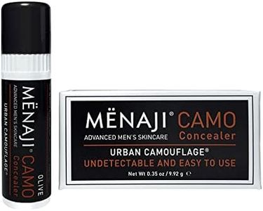 MËNAJI URBAN CAMOUFLAGE® Concealer Stick for Men - Skin Foundation Concealer for Dark Circles, Acne, Under Eye - Corrector - Mens Cosmetics - Olive - 0.35oz