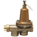 Watts LF25AUB-Z3 Water Pressure Reducing Valve Union x NPT Female, 1/2 Inch, Polymer Seat