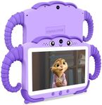 Kids Tablet 7IN Tablet for Kids 3-7 Toddler Tablet, Tablet for Toddler Learning Tablet Kids 32GB with Educational Games, GMS, Parent Controls, WIFI Kids Learning Tablet Toddler Boy Girl (Purple)