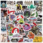 Stickers for Laptop, 50pcs Pack Waterproof Vinyl Decal for Water Bottle, Skateboard, Guitar, Travel Case, Phone, Bike (Ghostbusters)