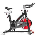 Sunny Health & Fitness Belt Drive Indoor Cycling Bike, 22 KG Flywheel