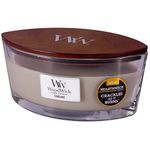 Woodwick Ellipse Scented Candle, Fireside, 16oz | Up to 50 Hours Burn Time