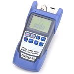 Portable All-in-ONE Fiber Optical Power Meter -70 to +10 with Model 10KM SC and FC Connector and Visual Fault Locator Fiber Optic Cable Tester