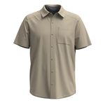 Smartwool Everyday Short Sleeve Button Down Shirt L Dune