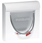 PetSafe Staywell, Magnetic Classic Cat Flap, Exclusive Entry, 4 Way Locking - White