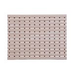 CASA-NEST Mush Bamboo Wooden Bath Mat/Door Mat/Floor Mat for Home- Non Slip Mat for Bathroom, Kitchen, Patio, Spa, etc. made with Water-Resistant Organic Bamboo Wood,(45x61 Cms) (Aged Teak)