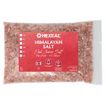 Hexeal Himalayan Pink Salt 2kg – 2kg Bag of Coarse, Food Grade Salt – Suitable for Seasoning & Cooking – 100% Natural Salts for Soothing Baths, Beauty & Cosmetics