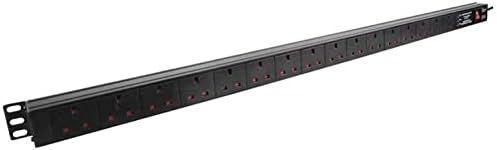 Lms Data 1.8m 16-Way Vertical Rackmount PDU w/Surge Protection