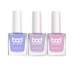 BAD COMPANY No Toxin Glossy Finish Nail Polish Combo (10Ml X 3) | Long Wear, Quick Dry, Chip Resistant Nail Paint | Vegan, Cruelty-Free | (Believer- 75,88,98)