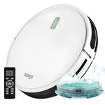 Venga! Robot Vacuum Cleaner with Mop, Easy to Use, 6 Cleaning Modes, Quiet Action, White, VG RVC 3000 BS