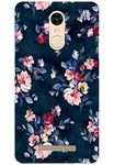 COBERTA Printed Back Cover for Mi Redmi Note 3 Back Cover Case - Blue Floral Design