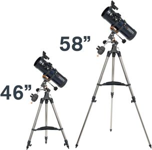 Celestron AstroMaster 114EQ Telescope – Reflector for Astronomy