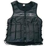 Hyperwear Hyper Vest FIT Adjustable Weighted Vest Women (8 lbs SM) 8 lbs Running Walking Workouts Metallic Black Reflective Thin 1/2 lb Weights Designed Comfortable Female Fit (8 lbs Small)