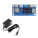 Orange Pi Zero 2W 4GB LPDDR4 Allwinner H618 Quad-Core 64 Bit Single Board Computer with 16MB SPI Flash,Support WiFi and BT5.0, Development Board Run Android 12 TV/Ubuntu(Zero 2W 4G+Power Supply)