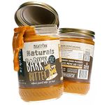 Mighty Paw Bark'n Butter Peanut Butter for Dogs (2 Pack) | 100% Natural Single Ingredient Dog Peanut Butter. Dog Safe Peanut Butter Snack. Spreadable Peanuts for Pets. Made in USA