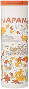 Starbucks Tumbler Japan Limited Edition, Been There Series, Stainless Steel Bottle, Japan Autumn, 16.5 fl oz (473 ml)